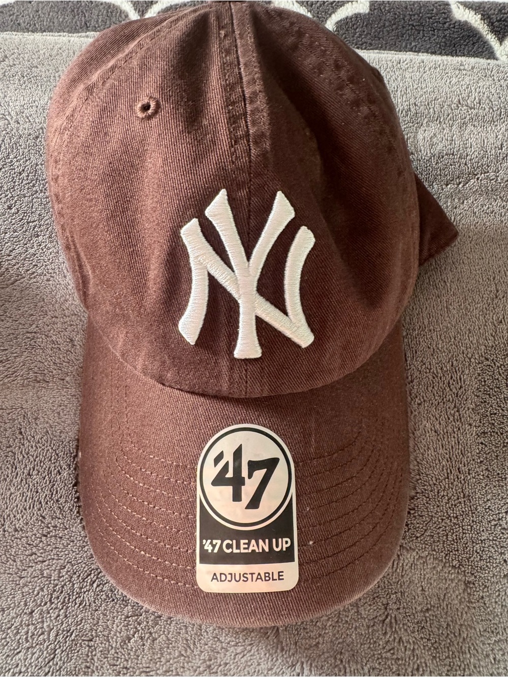 ’47 Brown New York Yankees Cap with White Logo
